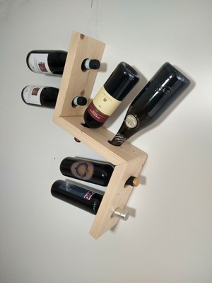 a Spirale portabottiglie Soekodu Portabottiglie da Parete in Ferro Portabottiglie per Vino Rosso Bevande Portabottiglie per liquori Portabottiglie da Appendere Portabottiglie 3 Pezzi a 4 Strati 