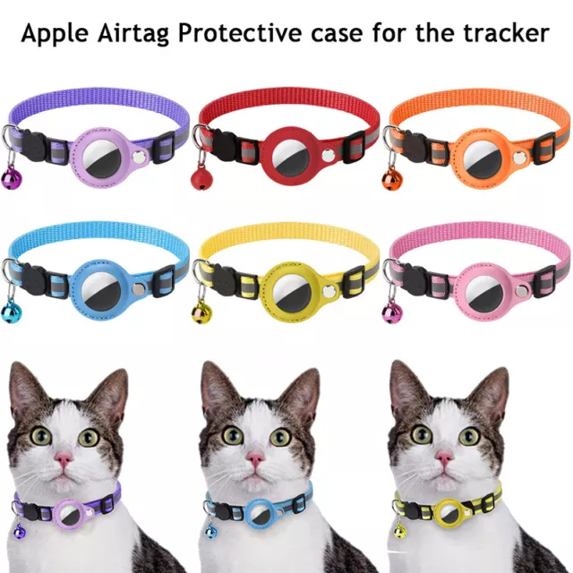 Airtag Tracker Collier De Protection Pour Chat Chien Collier De Suivi Anti- F