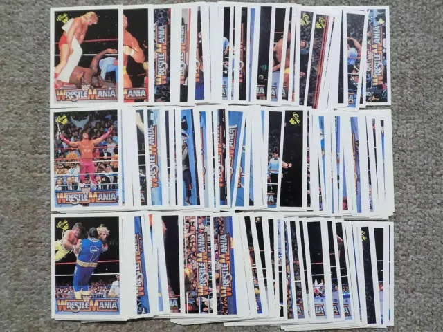 Wwf Classic History Of Wrestlemania 1990 Wrestling Trading Cards Wwe Wcw