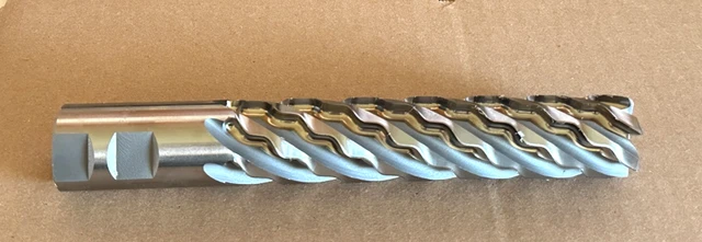 5 Pcs AlTiN Coated Solid Carbide End Mills – 3/8" Double End, 4 Flute For Hardened Steel