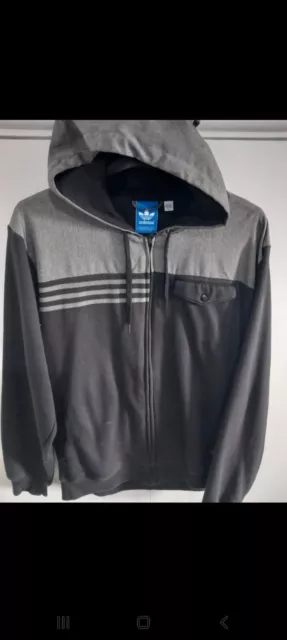 Mens Adidas Zipped Hoodie, Size L