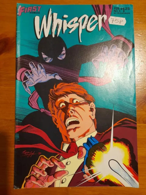 Whisper Vol 2 #5 Jan 1987 FINE 6.0 First Comics