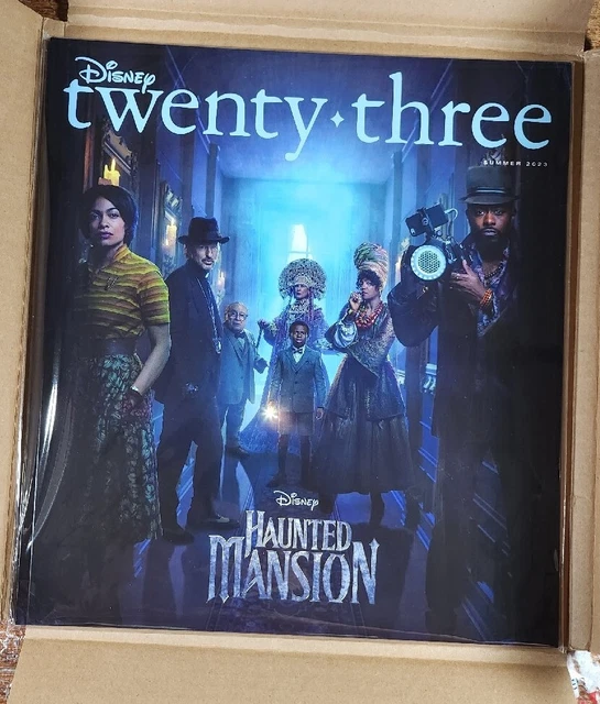 DISNEY TWENTYTHREE D23 Magazine Summer 2023 Haunted Mansion New Sealed
