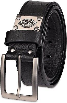 Dickies Men's 38MM Wide Reinforced Industrial Strength Leather Belt
