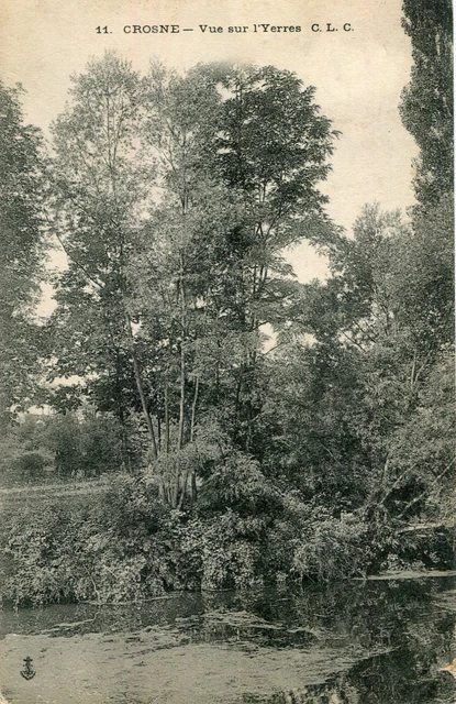 Carte CROSNE CROSNES - Vue sur l'Yerres