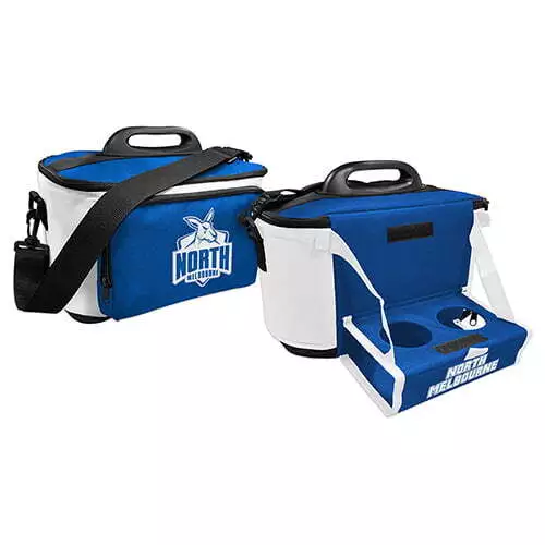 North Melbourne Kangaroos AFL Lunch Cooler Bag With Drink Tray Table