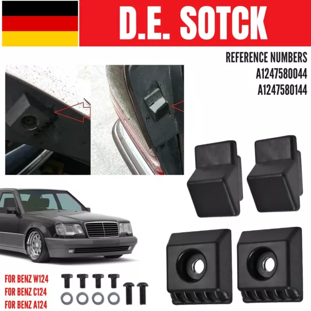 950/ FÜR MERCEDES-BENZ 4x Anschlagpuffer Kofferraum Heckklappe + Schrauben  W124 EUR 26,99 - PicClick DE