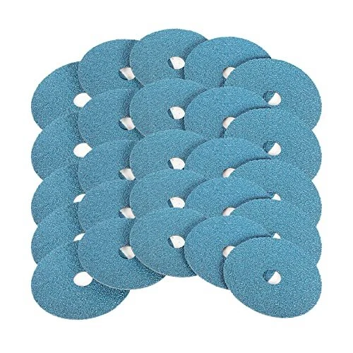 25 Pack 5 Inch Sanding Discs Zirconia Resin 7/8 Inch Arbor Fit for Angle Grin...