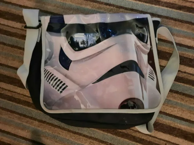 star wars clone trooper star wars messenger bag black & white