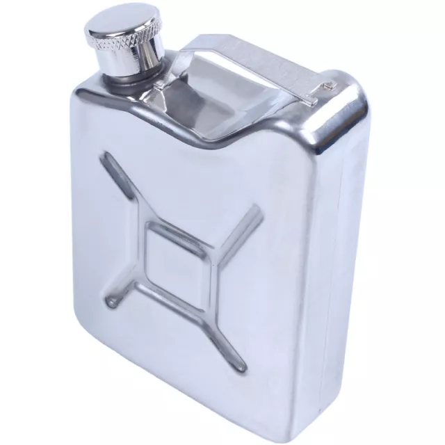 Mini Stainless Steel 5oz Hip Flask Liquor Whiskey Alcohol Fuel Gas Gasoline Can