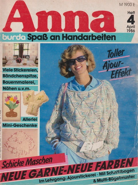 Anna BURDA Spaß an Handarbeiten 4 /1986