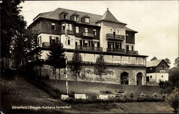 Ak Bärenfels Altenberg im Erzgebirge, Kurhaus Kaiserhof - 3647484