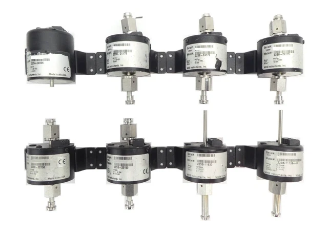 MKS Instruments 225A 223B Baratron Pressure Transducer Reseller Lot of 8 Working