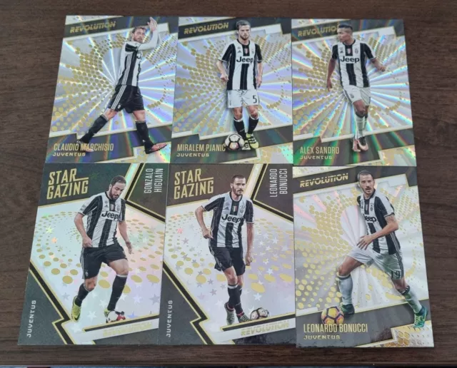 (6) Revolution 2017 Juventus Sunburst + Star Gazing Astro Lot Bonucci Higuain