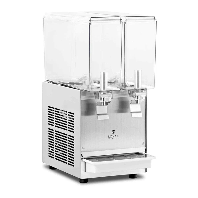 Saftspender Getränkespender Saftdispenser Gastro 2 x 10 L Kunststoff