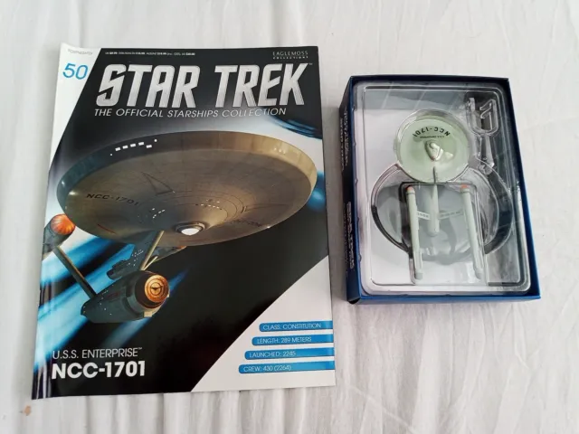 Eaglemoss Star Trek Collection #50 USS Enterprise NCC-1701