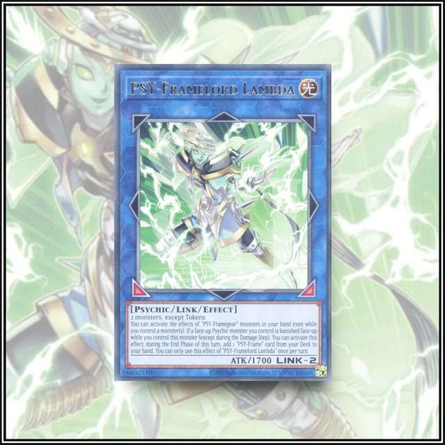 YuGiOh PSY-FRAMELORD LAMBDA | PREMIUM GOLD RARE ▪️ GREAT CARD 💎