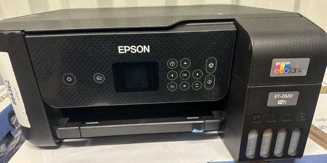 EPSON ECOTANK ET-2820 Multi-Function Color Inkjet Printer - Black-PARTS ...