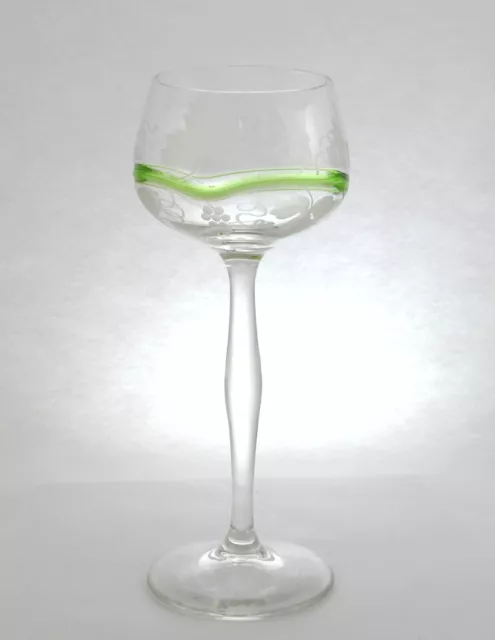 Art Nouveau Verre Weinlaubdekor