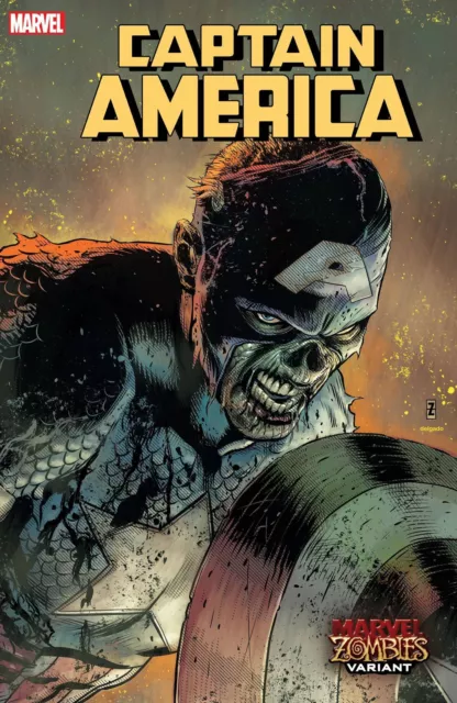 Captain America #21 Zircher Marvel Zombies Var Marvel Comics