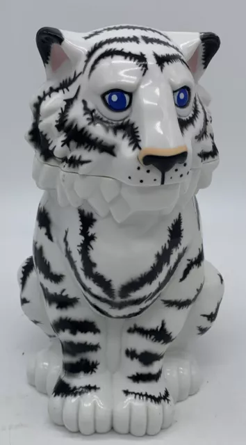 Ringling Bros Barnum & Bailey Circus White Tiger Mug Cup w/ Lid Souvenir New NOS