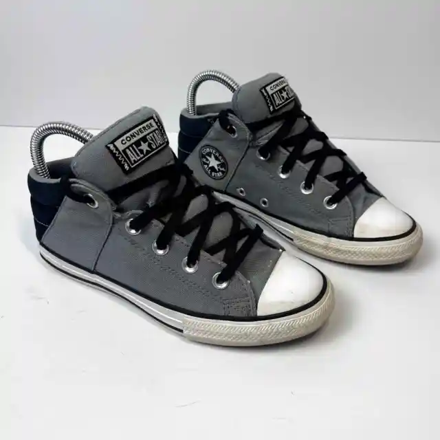 CONVERSE All Star Chuck Taylor High Axel Mid Gray Junior Kid's 3 Shoes Sneakers