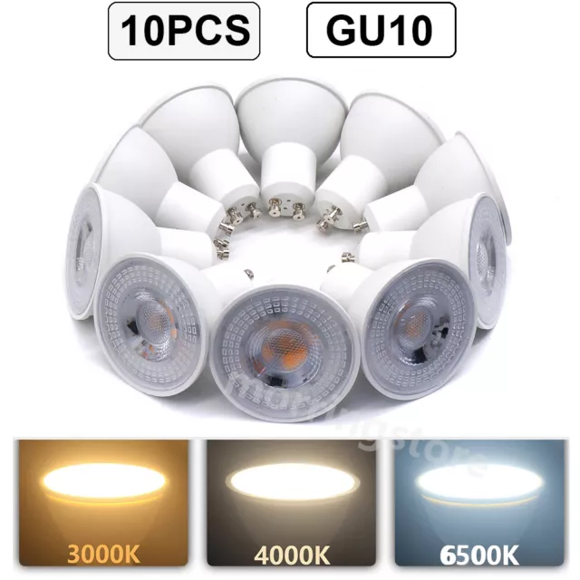 10X LED Bulb GU10 Globe Light Spotlight Warm Cool White Lamp Bright DownLight