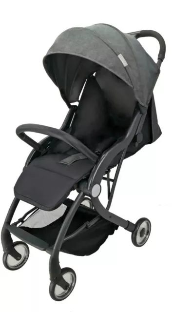 Compact Lightweight Baby Travel Stroller Pram Buggy Pushchair One Hand Tri-Fold