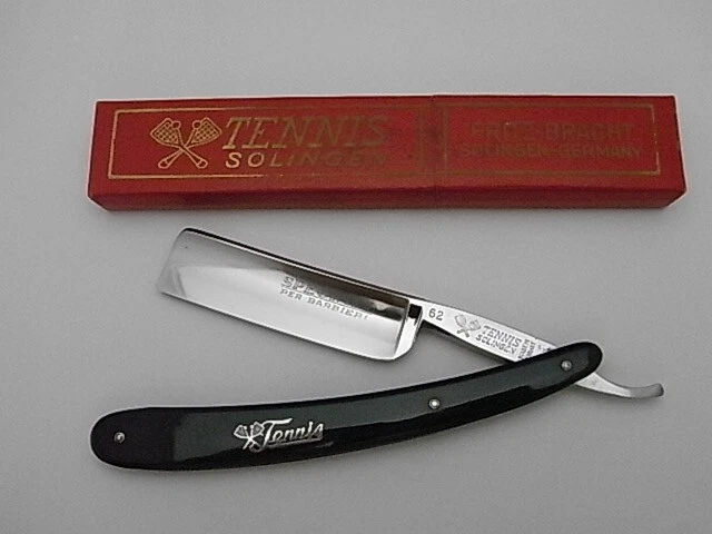 TENNIS 100 西洋剃刀 – Fritz Bracht製、ゾーリンゲン TENNIS SOLINGEN STRAIGHT Razor Shave Ready $47.00 - PicClick