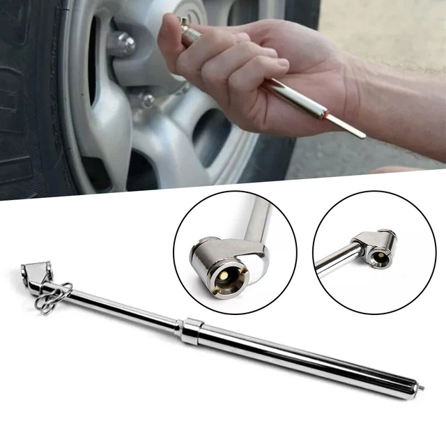 Misuratore di pressione pneumatici facile da usare doppia testa per camion SUV RV ATV moto
