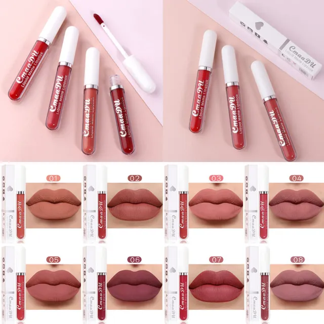 Femmes Durable Rouge à Lèvres Liquide Maquillage Brillant Velours Mat Nonsti ,