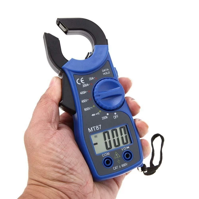 Multimetro AC Dc morsetto LCD corrente strumento di misurazione attrezzatura fissaggio dati digitale