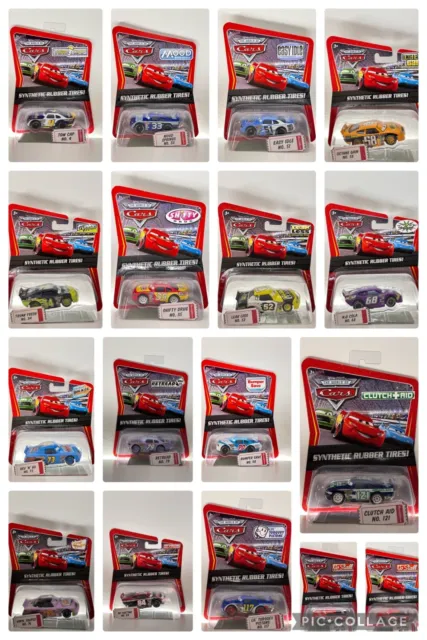 Disney Pixar Cars w/ Synthetic Rubber Tires