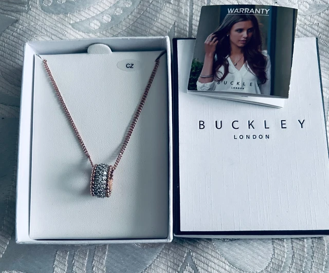 Buckley Gold/CZ Necklace In Box