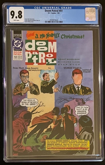 Doom Patrol #51 CGC 9.8 W 1992 DC Comics!