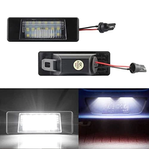 OZ-LAMPE 2X Éclairage de plaque d'immatriculation Auto pour Nissan Juke Versa Ve