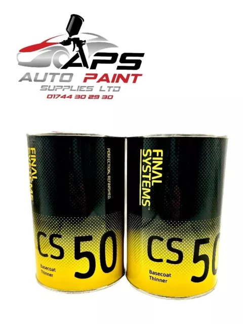 X2 FINAL SYSTEMS Basecoat Diluente Vernice Auto 1L Forniture Corpo Auto