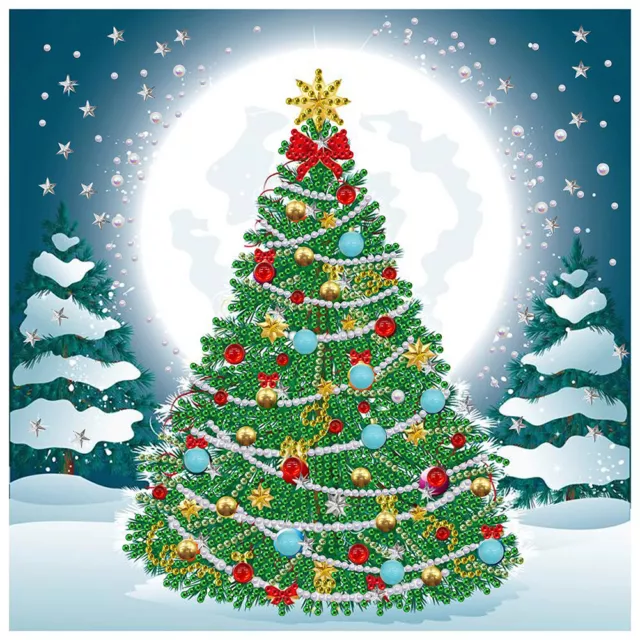 5D DIY Part Special Shaped Drill Diamond Painting Christmas Drawing MX094