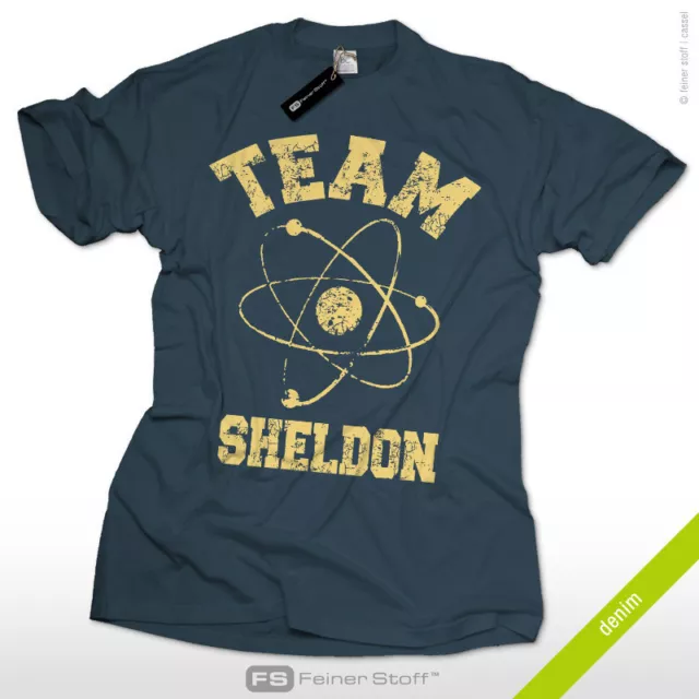 Team Sheldon Fan T-Shirt as seen @ TV Nerd big bang theory Cooper Leonard Penny