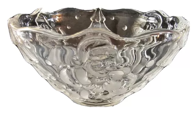 Gorham North Pole Express Small Round Bowl Crystal