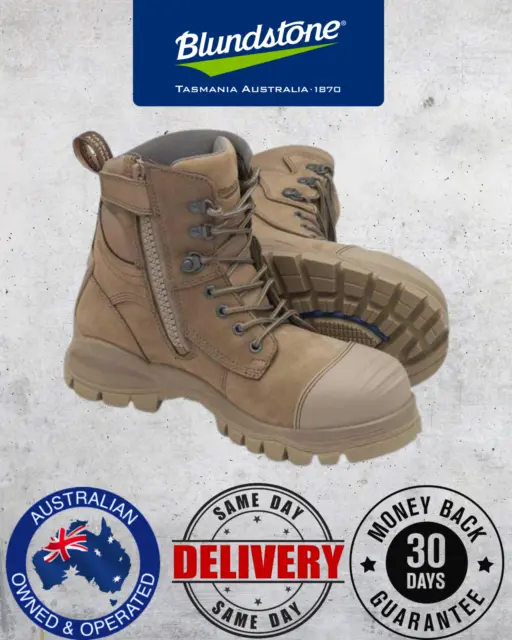 Blundstone 984 Zip Up Safety Boots