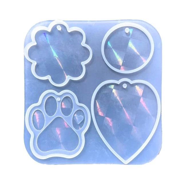 Silicone Mold for DIY Earrings Necklace Charms Epoxy Resin Jewellery Making