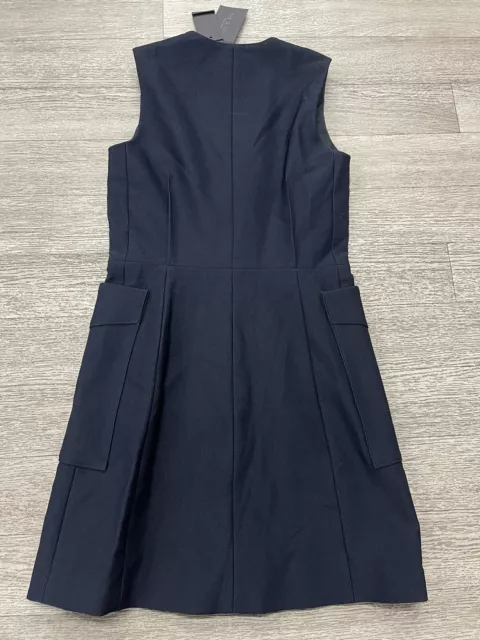 NWT Rag & Bone $595 Fleet Sleeveless Cotton Blend Dress In Salute Size: 4 3