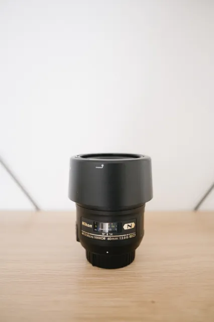 Nikon AF-S Micro NIKKOR 60mm f/2.8G ED Lens USED Black