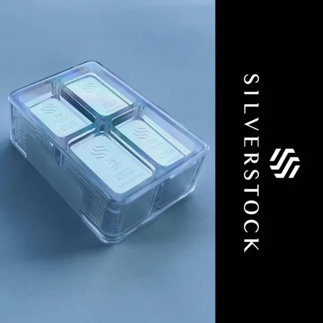 Silberbarren  100g Silverstock 50 x 2g Tafelbarren UnityBox Bestpreis ✅