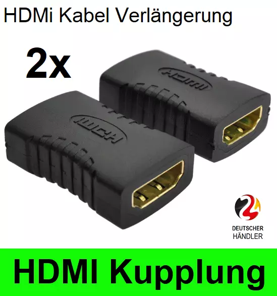 HDMI Kupplung 4K UHD Full HD 1080p Adapter Kabel Verbinder Verlängerung Buchse