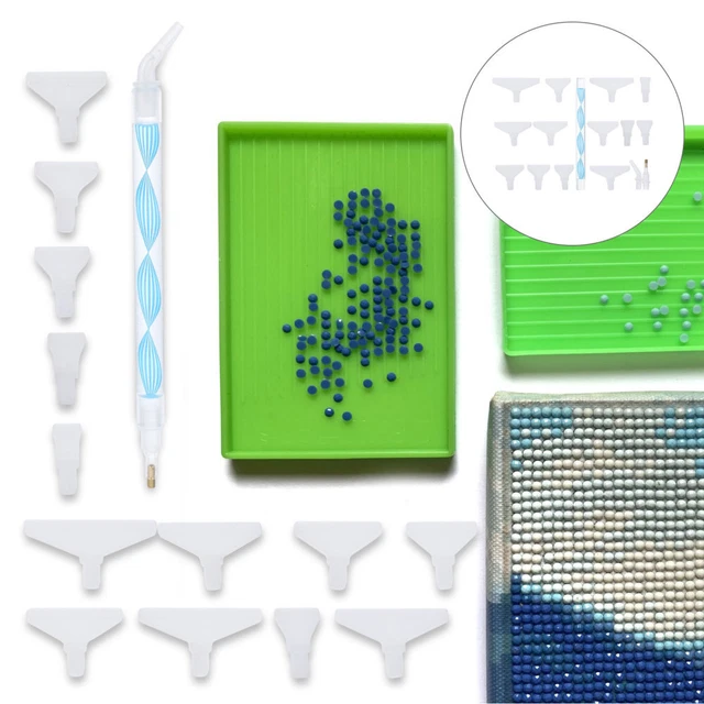 Plastik Diamant Zeichnung Punkt Stift Bohrwerkzeug Maniküre-Stift