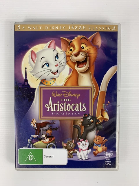 THE ARISTOCATS DVD Walt Disney Special Edition 1970 Movie R4
