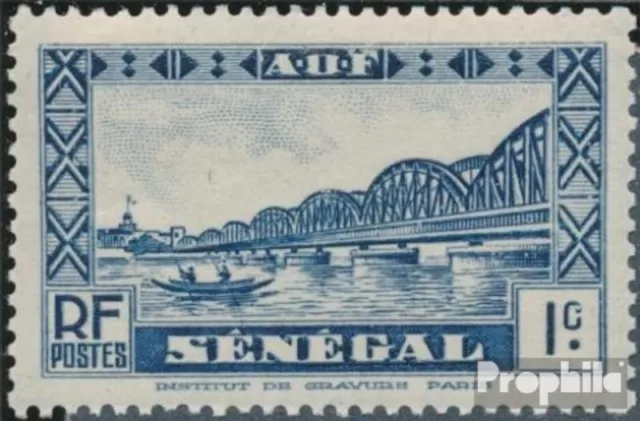 Briefmarken Senegal 1935 Mi 118 postfrisch Autos