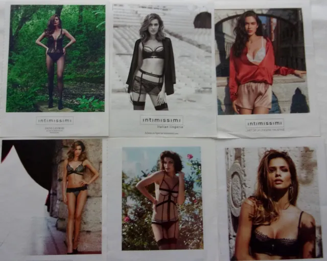 LOT 6 publicites   advertising   lingerie INTISSIMI  ANNEES 2000 et plus N°A3396